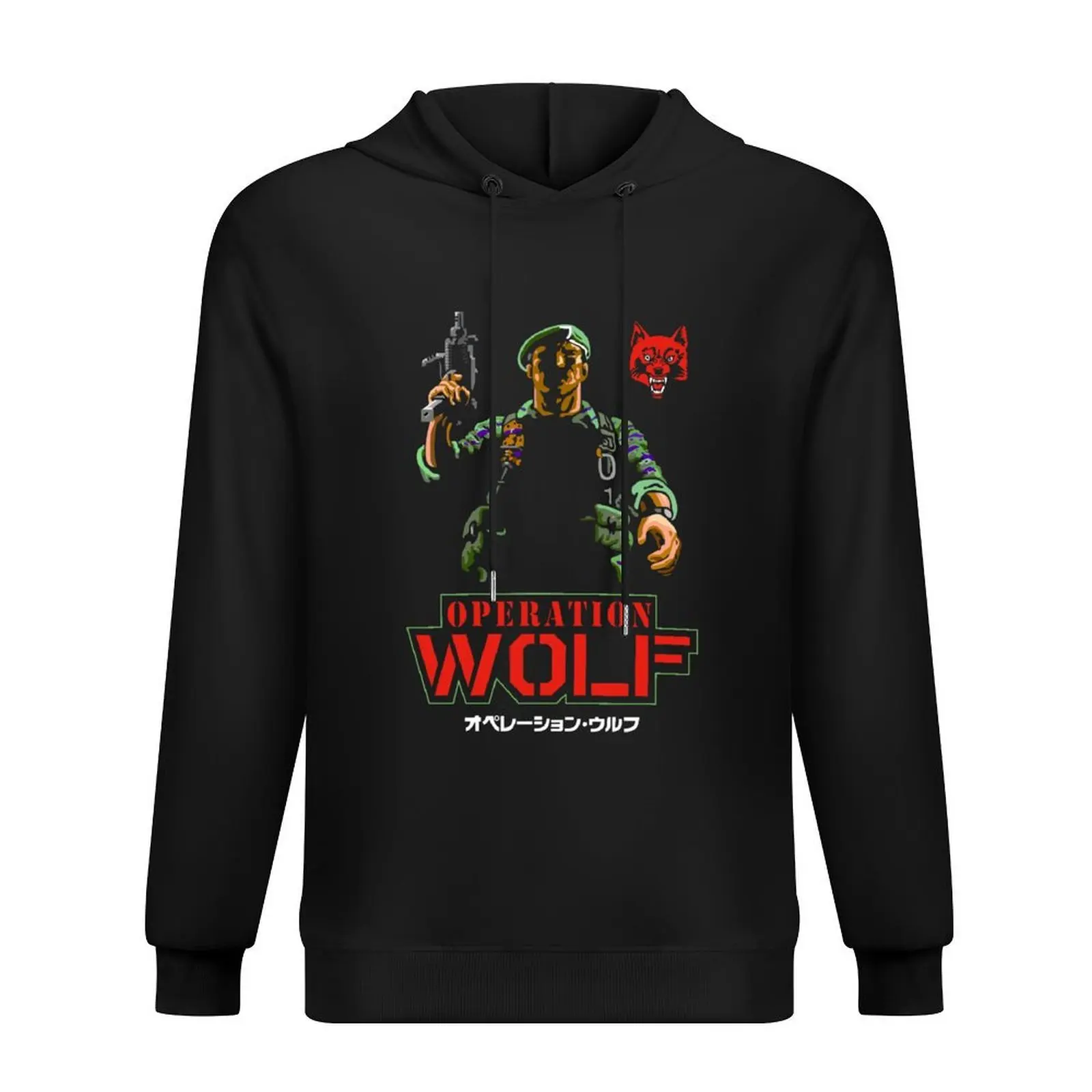 

Operation Wolf Retro Vintage Arcade Game Hoodie autumn clothes winter clothes men's autumn clothes autumn men's oversize hoodie