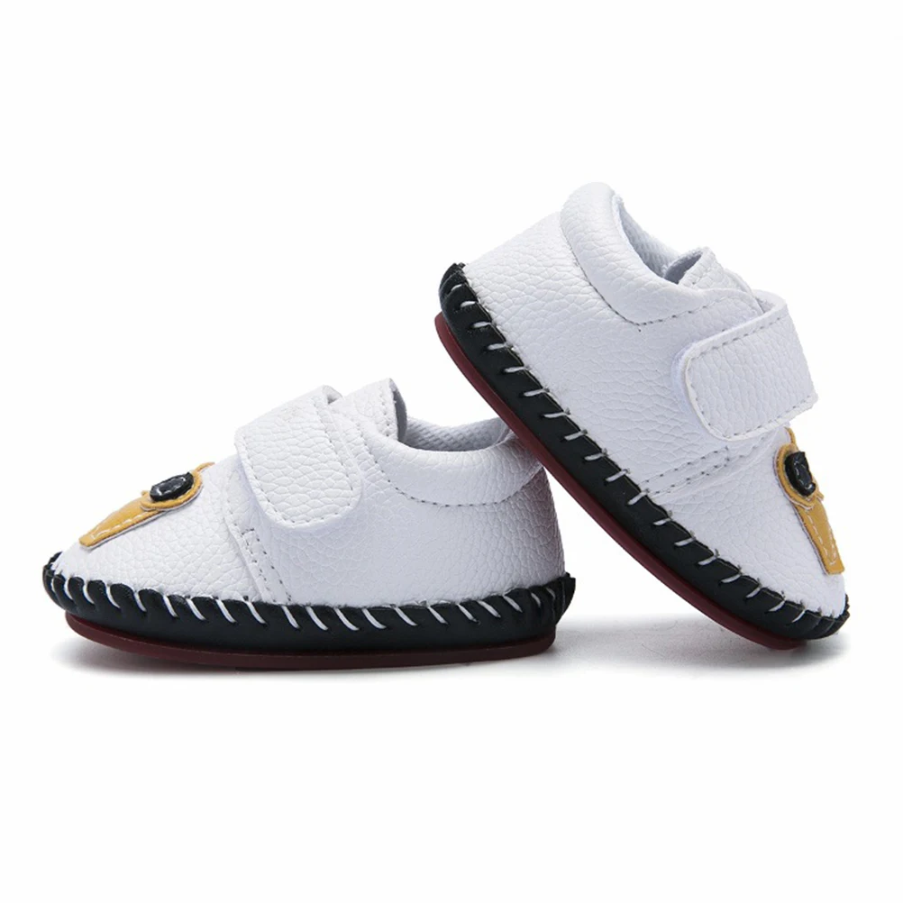 

1Pair Baby PU Shoes Cartoon Prewalker Soft Breathable Skid Proof Toddler Infant Footwear Baby Prewalkers PU Shoes