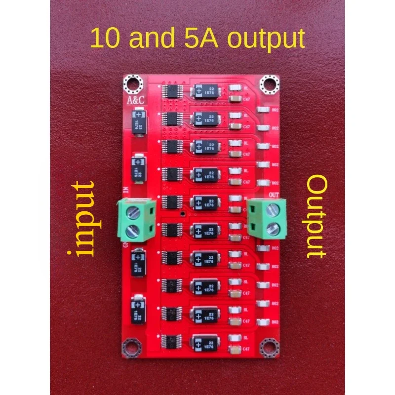 Nvarcher   10 parallel  5A LT3045 low-noise linear regulator power module   DC+1.8 to+20V