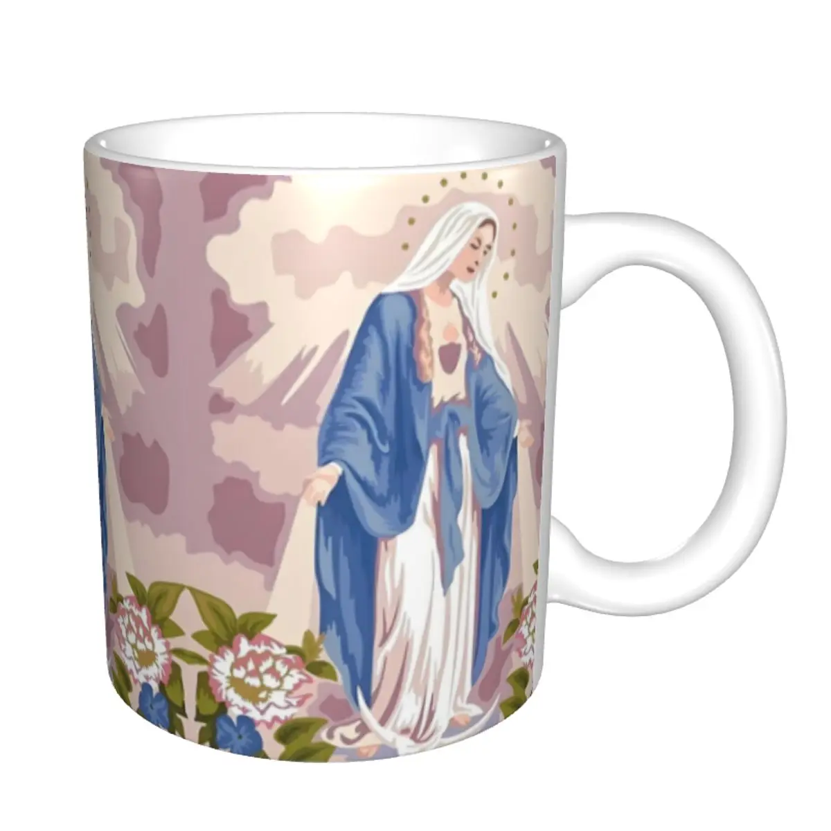 Custom Virgin Mary Coffee Mug DIY Ceramic Mug Creative Gift