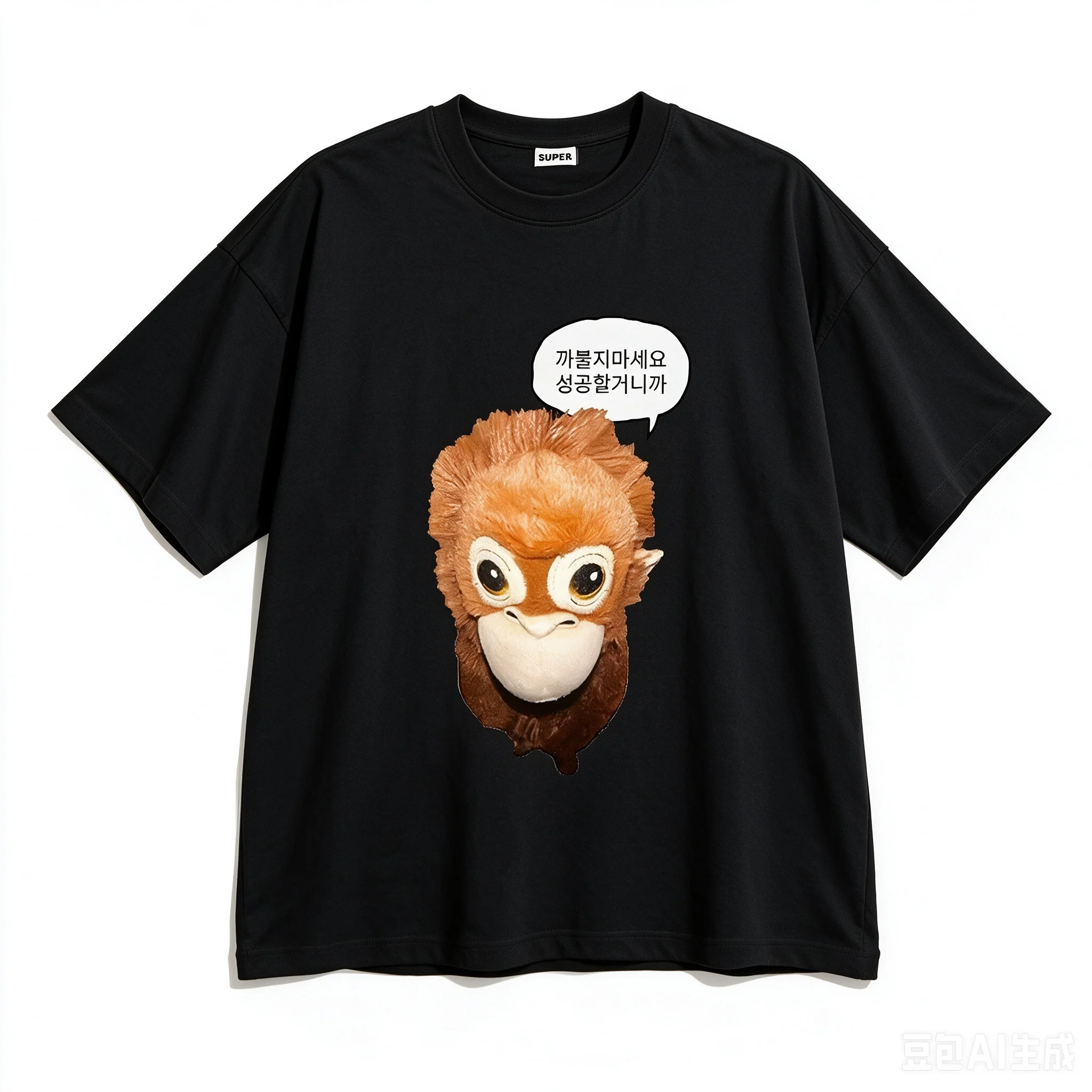 Funny Monkey Meme Korean Slogan Summer New Graphic T-shirt Casual Unisex Streetwear Short Sleeve Y2K Street Vintage Women Tops
