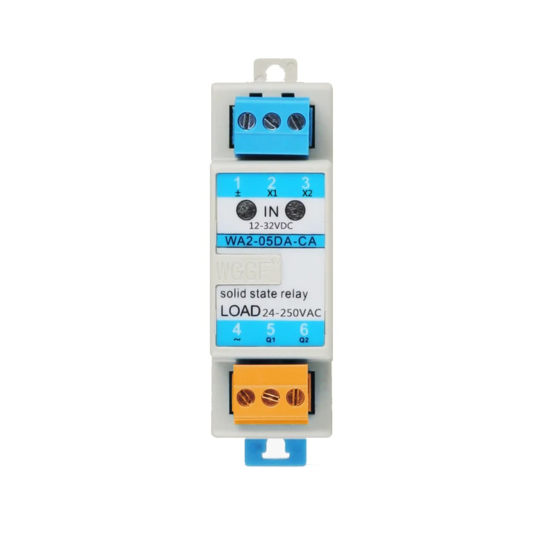 

Solid State Relay 2-Channel DC Control AC NPN Small PNP Type WA2-05DA-CA