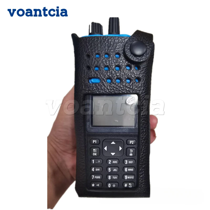 Для MOTOROLA XIR P8668EX Walkie Talkie двухсторонняя рация кожаный защитный рукав на плечо Жесткий Чехол-Кобура