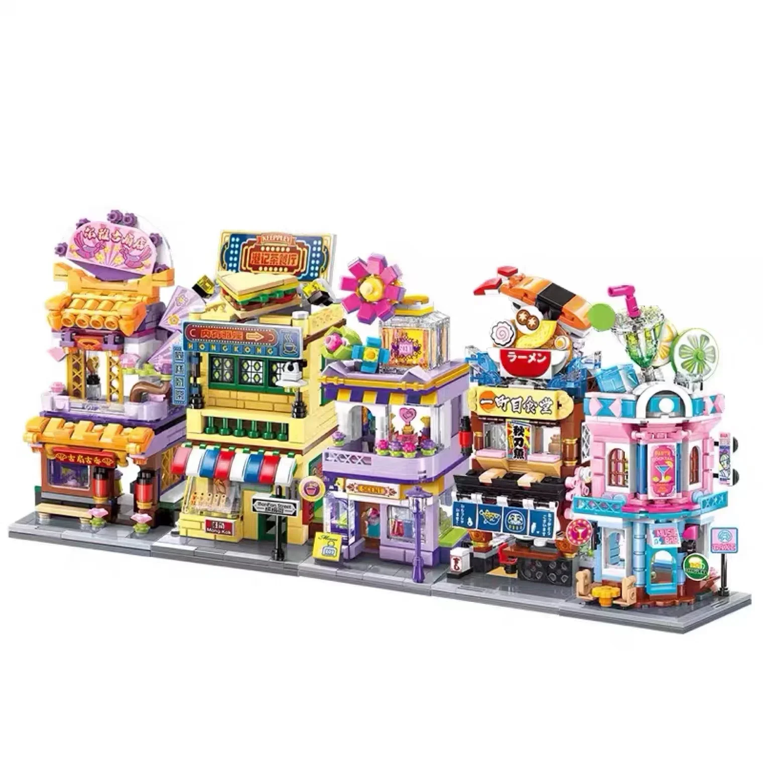 Keeppley Blocos de Construção Brinquedos, Cidade Puzzle Corner, Presente Home Decor, K28001, K28002, K28003, K28004, K28005