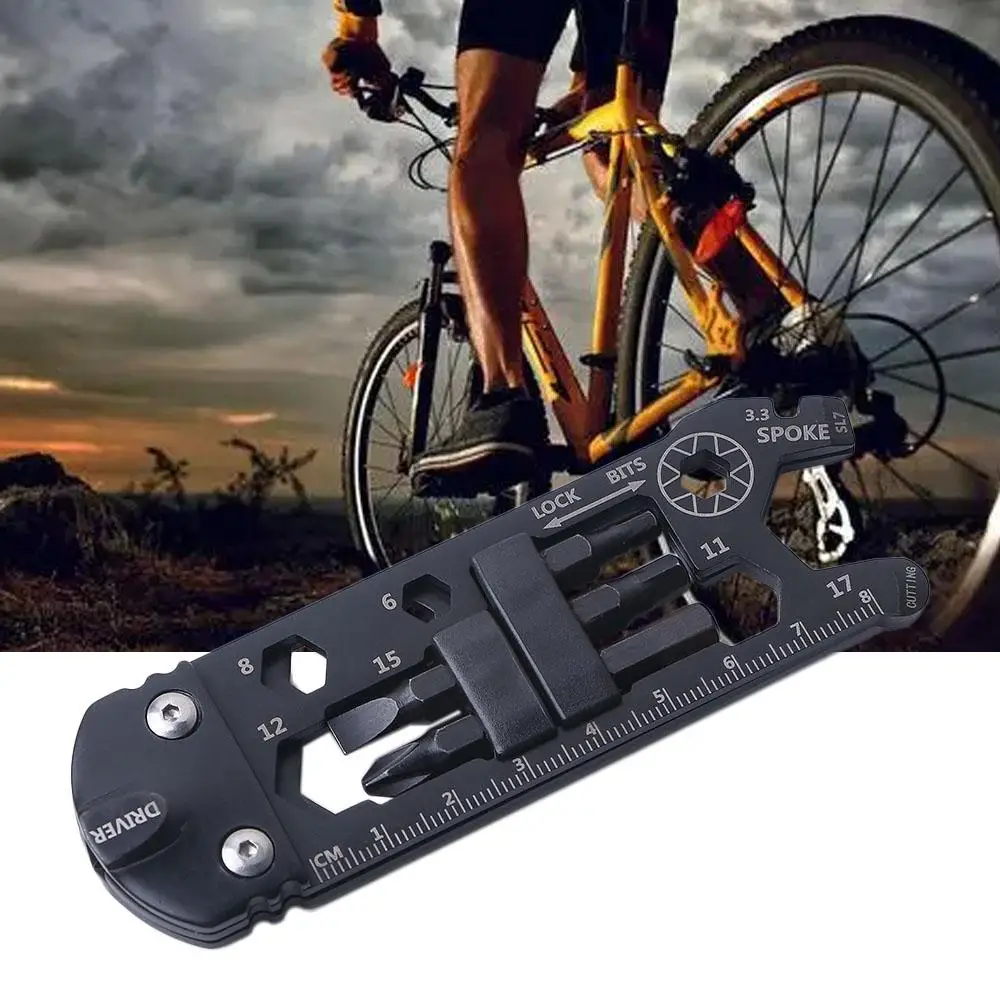 

MTB горный велосипед Велоспорт 16 в 1, инструмент для ремонта велосипеда, многофункциональная отвертка, ключ, линейка, велосипедный ключ, велосипедный гаечный ключ