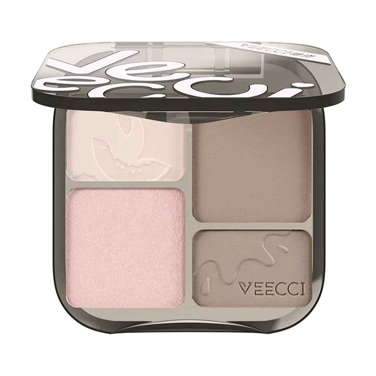 Earth Color Highlight Restoration Four Tone Integrated Matte Decorative Contour Compact And Bright Integrated Color Palette