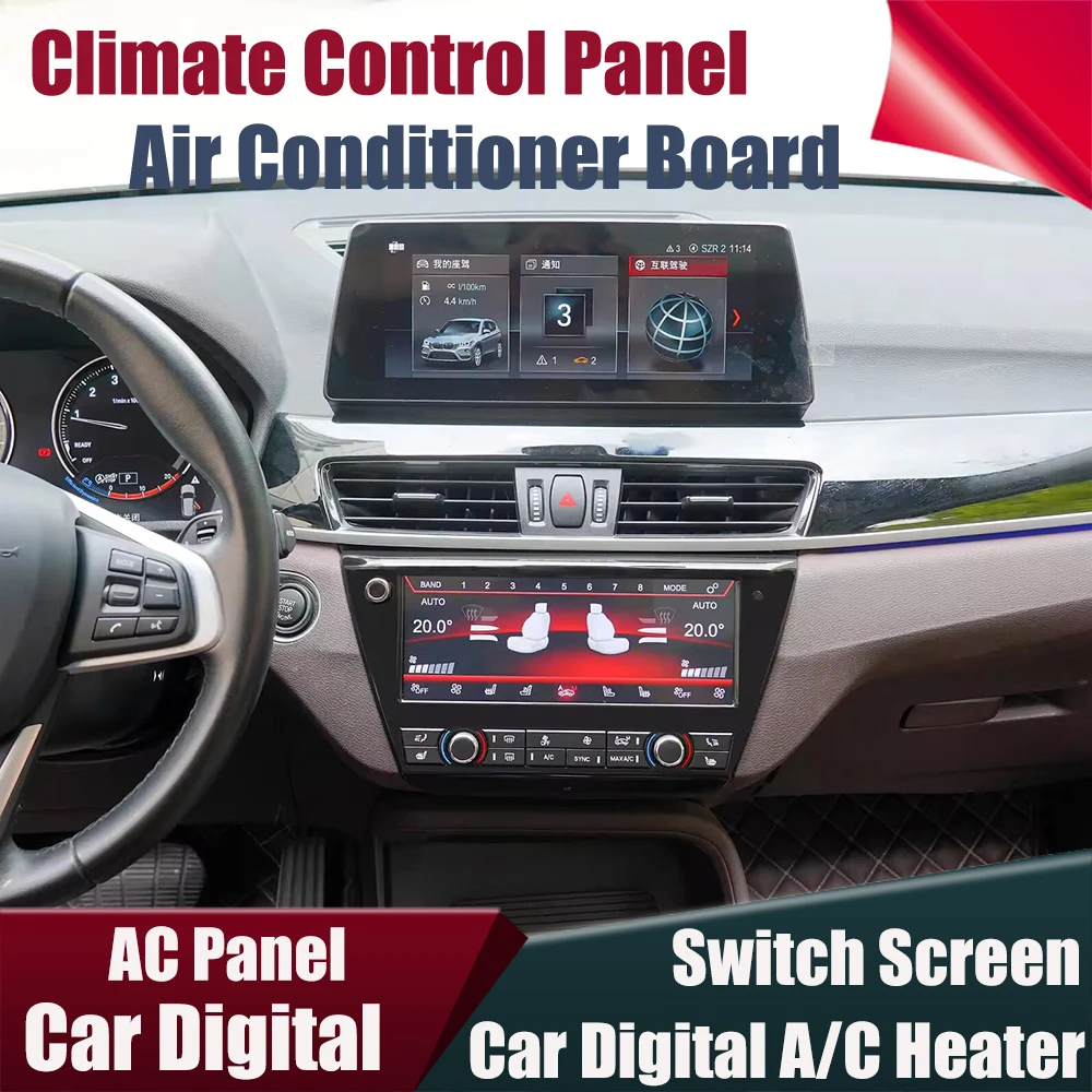 

Control Switch Panel 8.8''Touch Screen Car Digital A/C Heater Climate AC Panel Board For BMW X1 F48 X2 F39 Air Conditioner