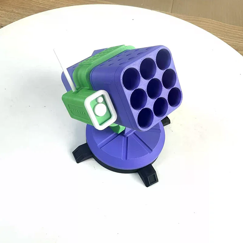 3D Printed Rocket Cannon Turret Pen Holder Creative Desktop Organizer Desktop Decoration