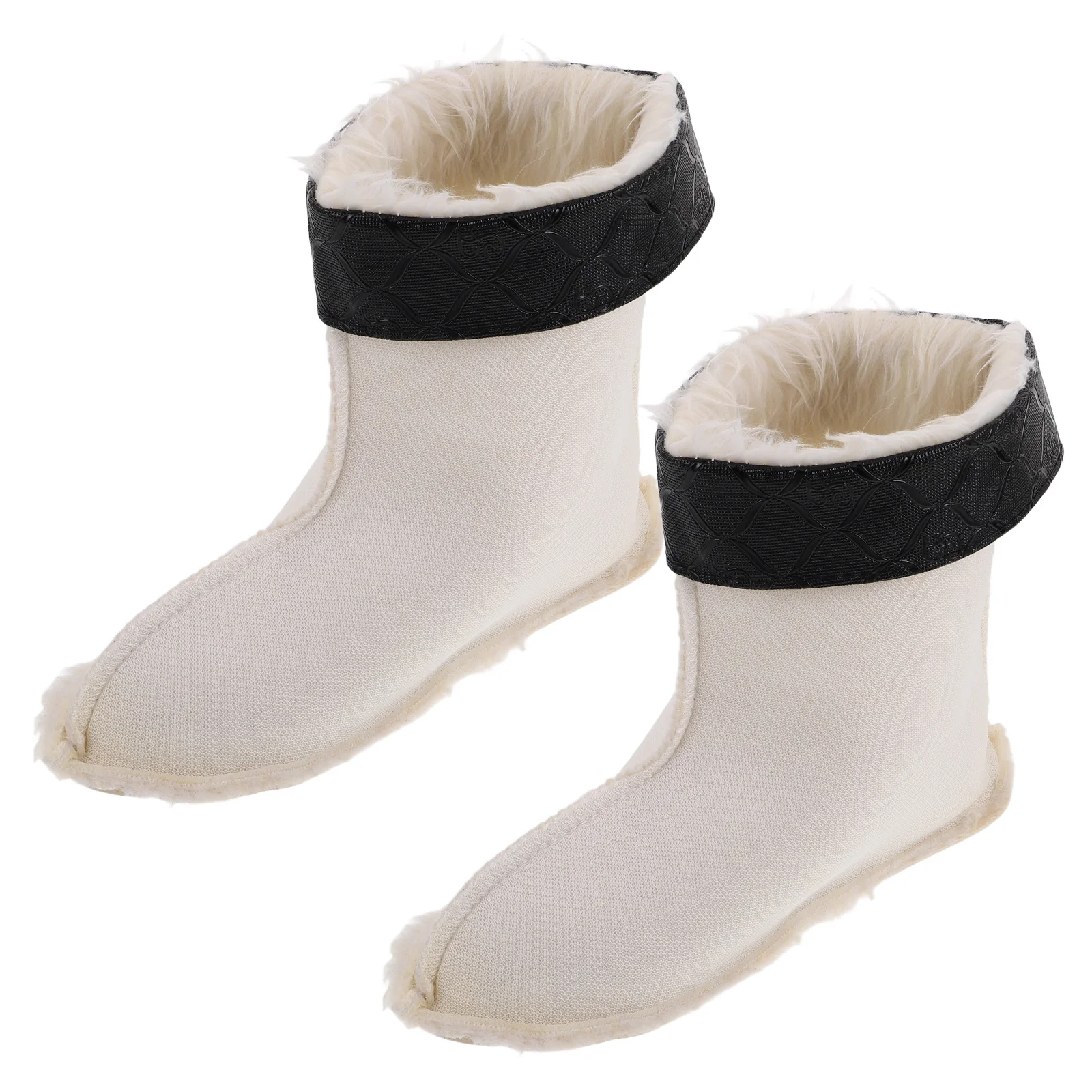 

1 пара зимних подкладок для ботинок, мужские удобные съемные теплые носки с термоизоляцией, дождливые подкладки для холодной погоды для дождевых сапог
