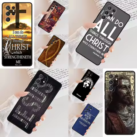 Christian Follower Phone Case For Samsung Galaxy S24 S23 S22 S21 Ultra S10 Note 10 Pro S20 Plus FE S9 S8 Cover