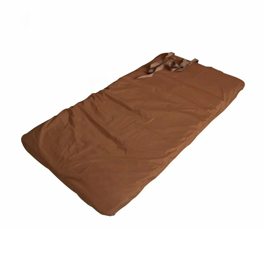 Large 2 Layers Oxford Fleece Fishing Sleeping Bag, Waterproof Sponge Lining Luxurious Outdoor Camping Bag