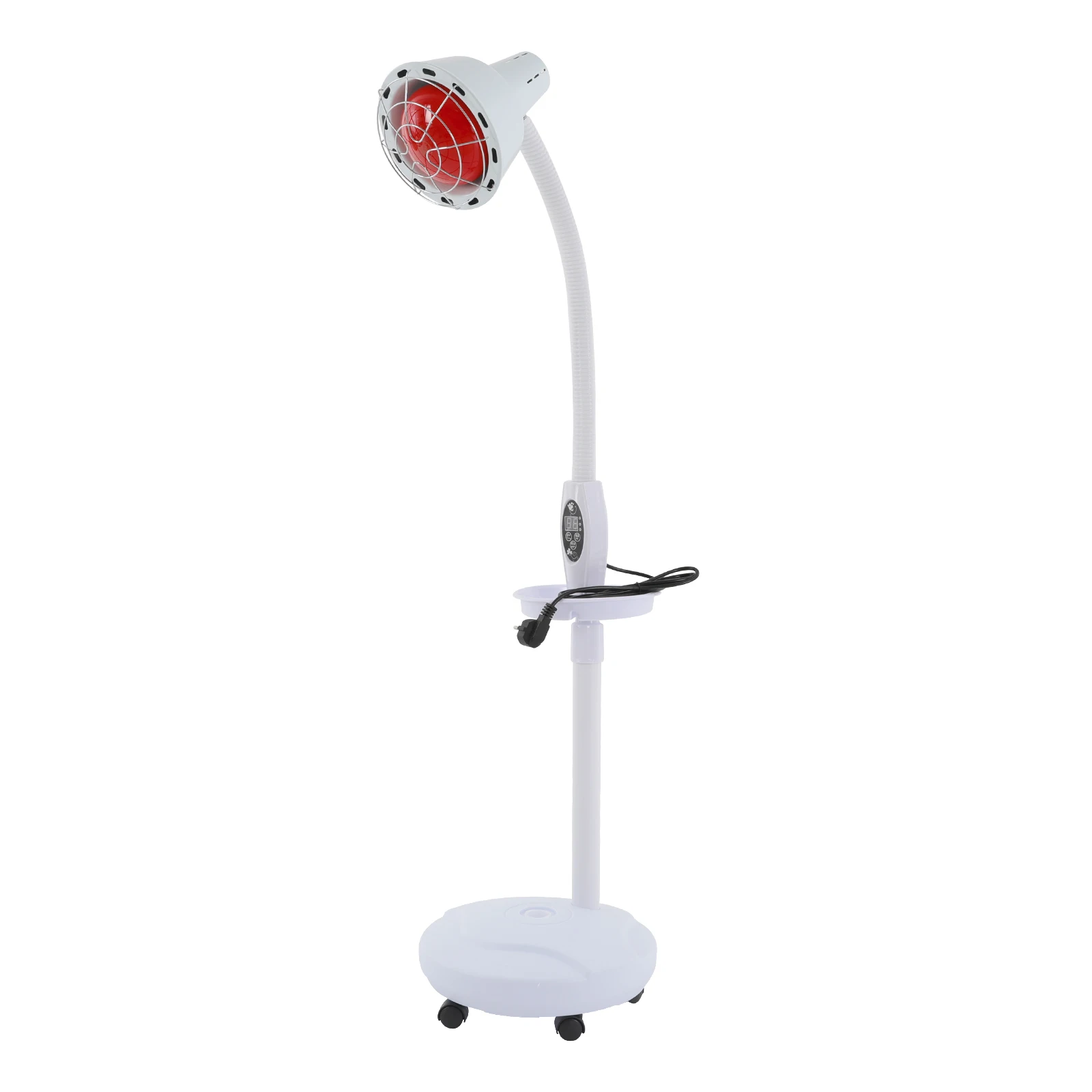 التحكم عن بعد مصباح الحرارة بالأشعة تحت الحمراء للعلاج الطبيعي |   مصباح خبز بالأشعة تحت الحمراء قائم بذاته لتخفيف الآلام مع سلك بطول 5.91 قدم