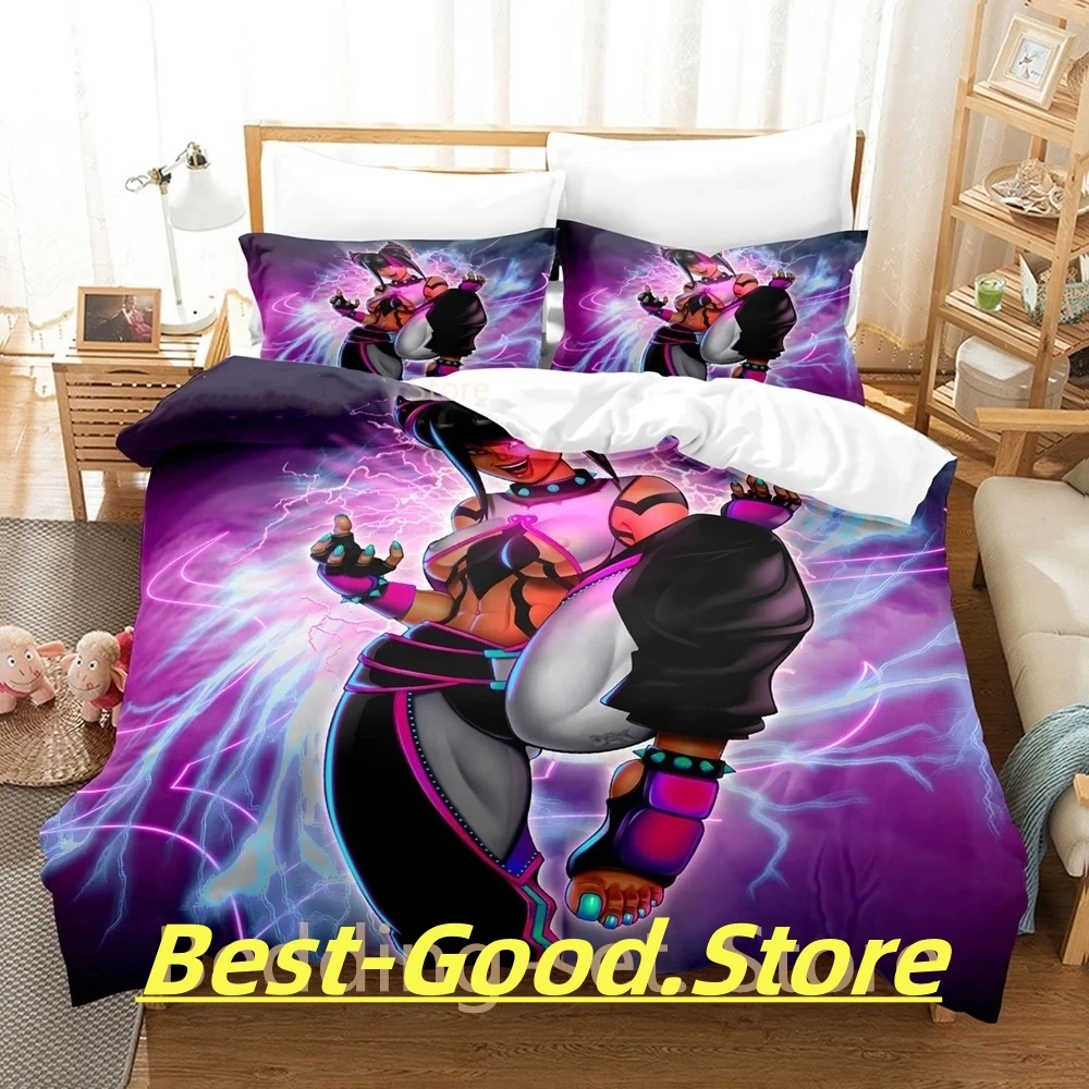 

Juri Han Bedding Set Single Twin Full Queen King Size Bed Set Adult Kid Bedroom Duvetcover Sets 3D Print Anime Bed Sheet Set