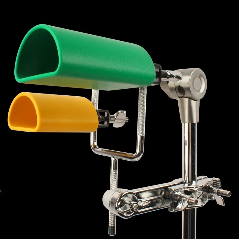 cowbell-drum-kit-abs-resin-double-color-bangzi-high-pitch-percussion-instruments-cowbell-high-low-sound-knocker-accessories