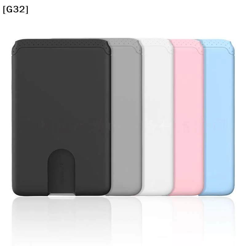 1Pcs Adhesive Soft Silicone Mobile Phone Wallet Phone Holder Sticker Credit Card Holder Compatible For Phone Android[G32]