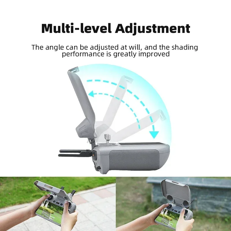 Full Screen Protection Sunshade for DJI Mini 4 Pro/Air 3 Sun Hood RC Joysticks Protector for DJI RC 2 Remote Controller