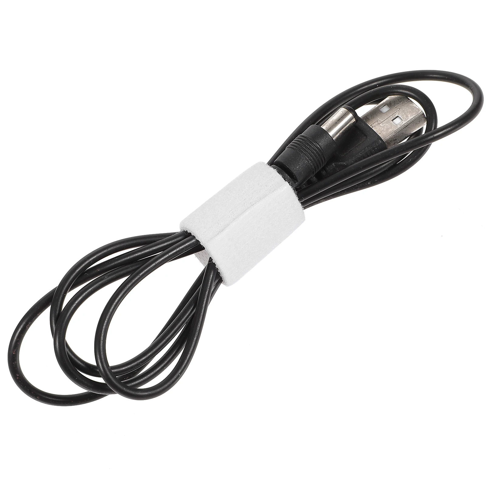 1 롤 케이블 정리기 유연한 재사용 가능한 후크 루프 코드 정리 스트립 타이 셀프 접착 케이블 관리 스트랩 고정 와이어