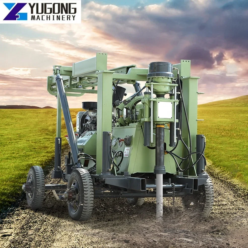 YG Xyx-3 Rig Pengeboran Sumur Air Kecil Seluler Rig Bor Geoteknik Spt