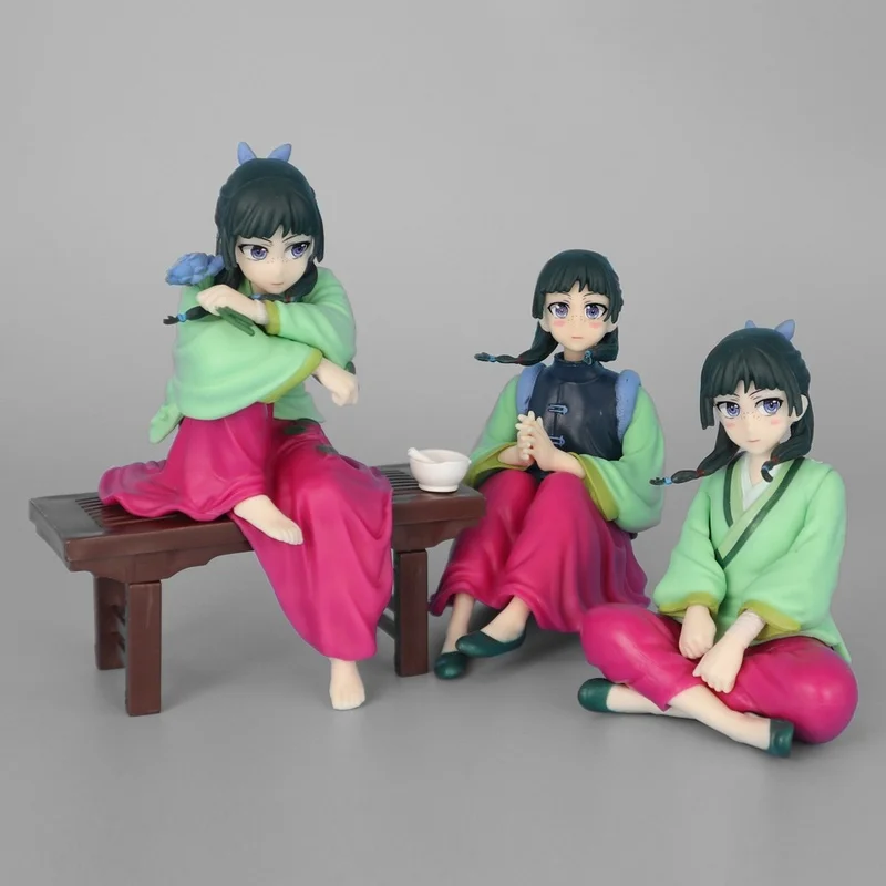 薬局日記マオマオアクションフィギュアさまざまなポジションアニメフィギュアモデルファンコレクション装​​飾飾り誕生日ギフト