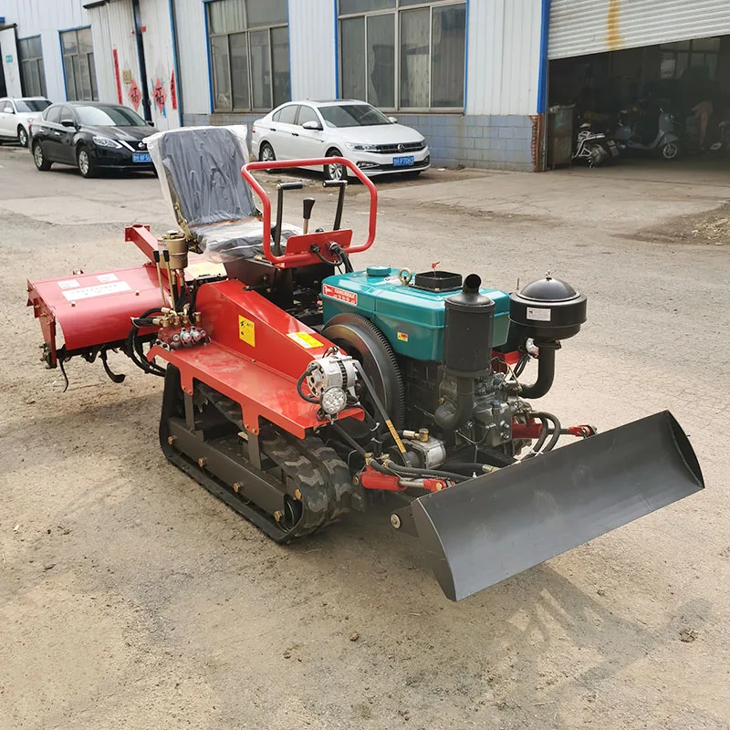 سعر الخصم صغير 35hp ديزل حراثة الطاقة المزارعين آلة الزراعة الزراعية جرار زاحف #2