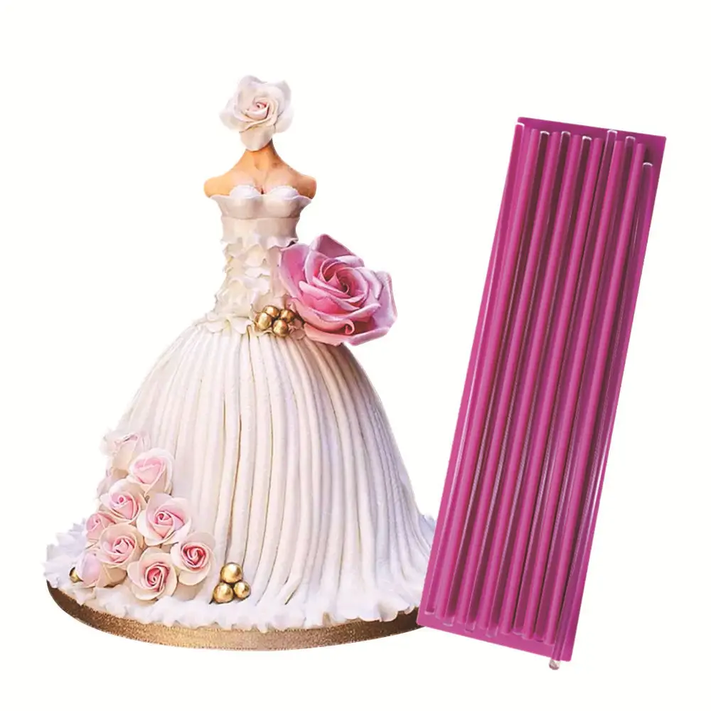 Hochzeit kleid falten Silikon Spitze Formen, Fondant Formen Für Kuchen Dekorieren Form M589
