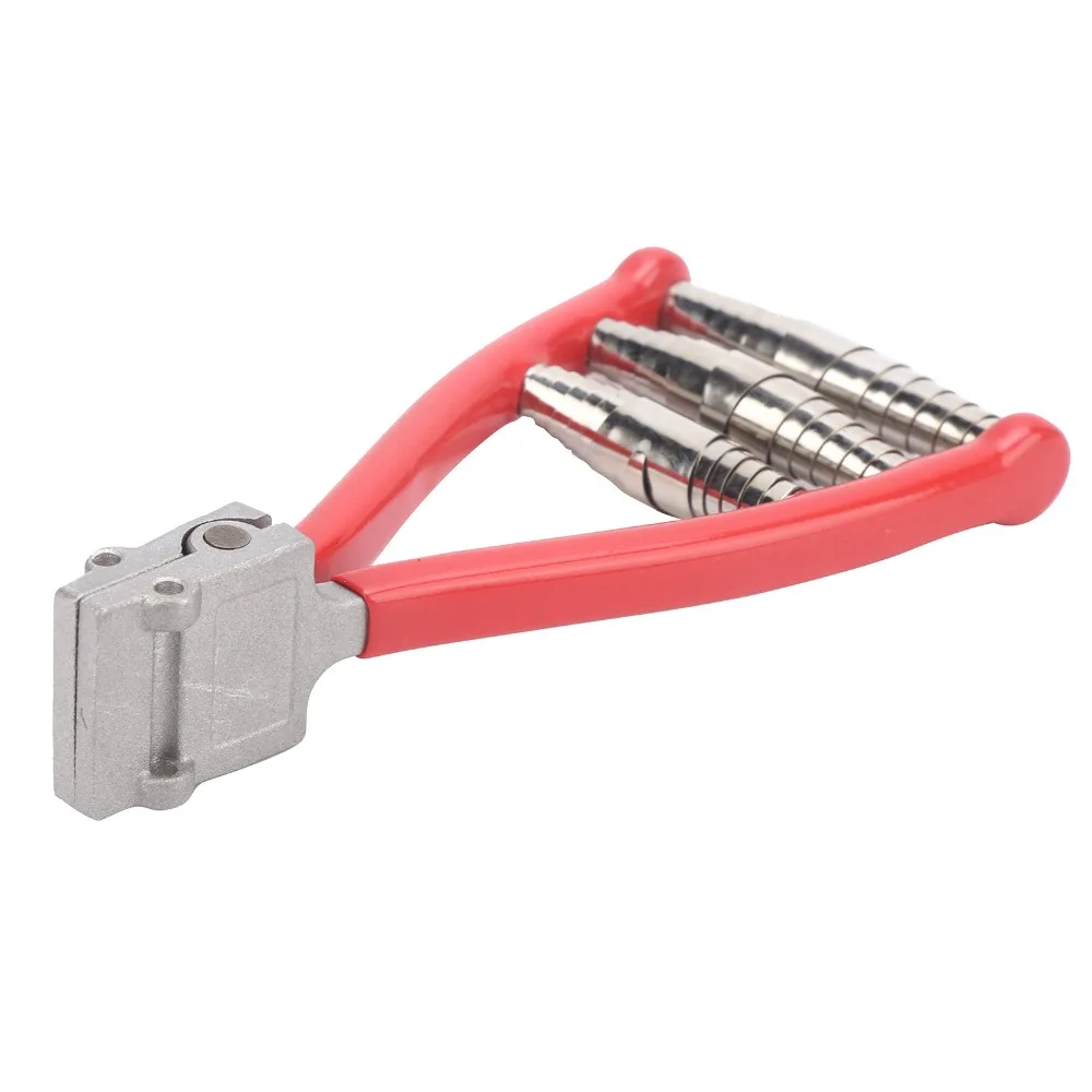 

Stainless Steel Stringing Clamp 3 Spring Wide Head Racket Stringing Tool 3 Spring Clamp Badminton Racket Stringing