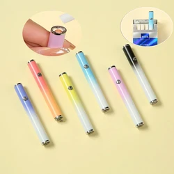 New Design Windproof Cigarette Lighter Colorful Gradient Vapors USB Charging  Wipe Wape Smoking Accessories Cigarette Lighter