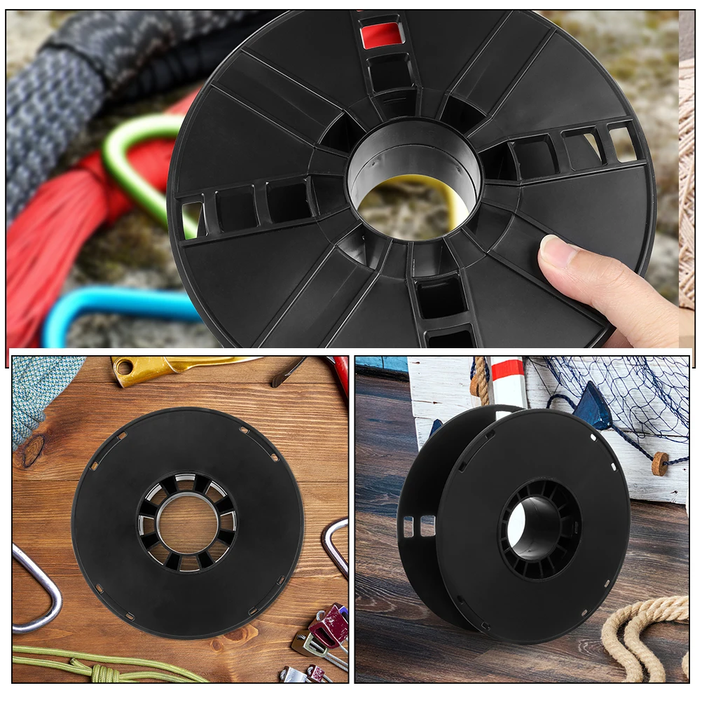 

3 Pcs Cord Storage Reel Extension Holder Organizer Plastic Lightweight Portable Wire Electric Cable Spool 3D Printing
