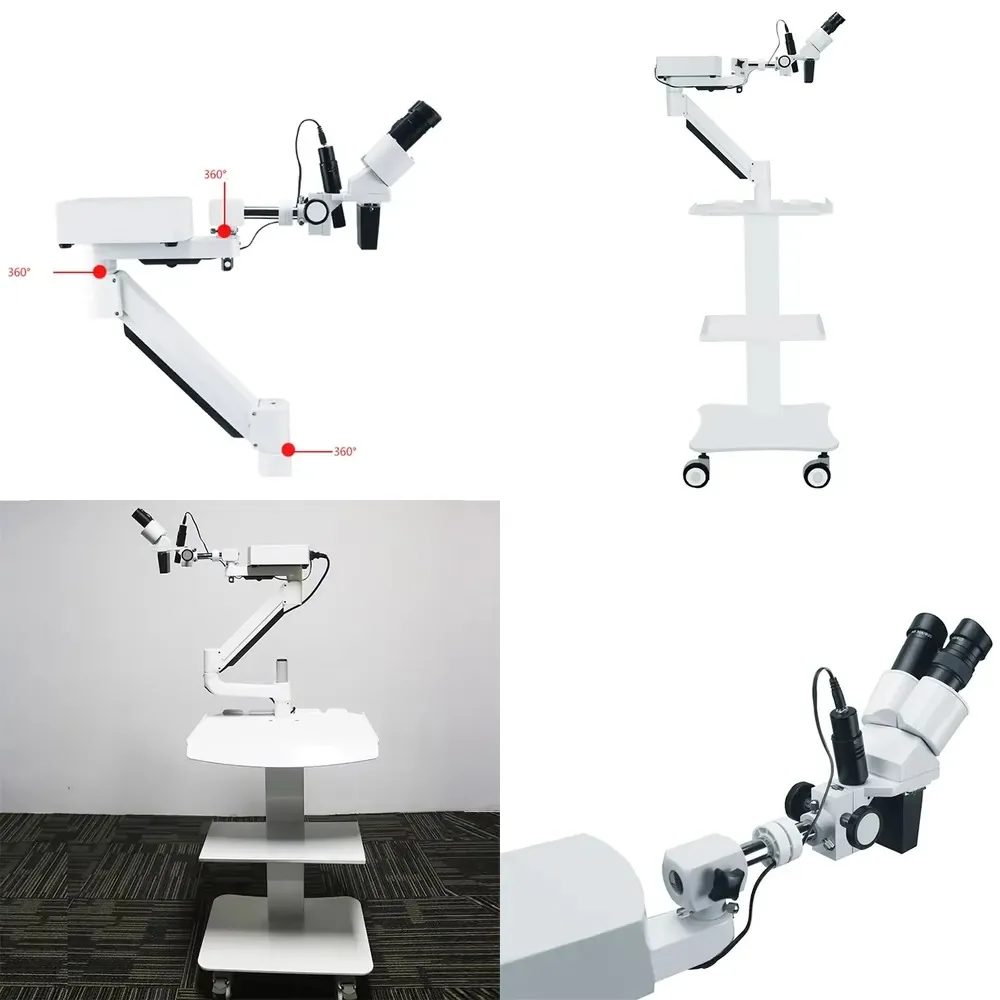 Hot Selling Economic Prices Lab Digital Operating Endodontic Microscope and Video with Cart Optional