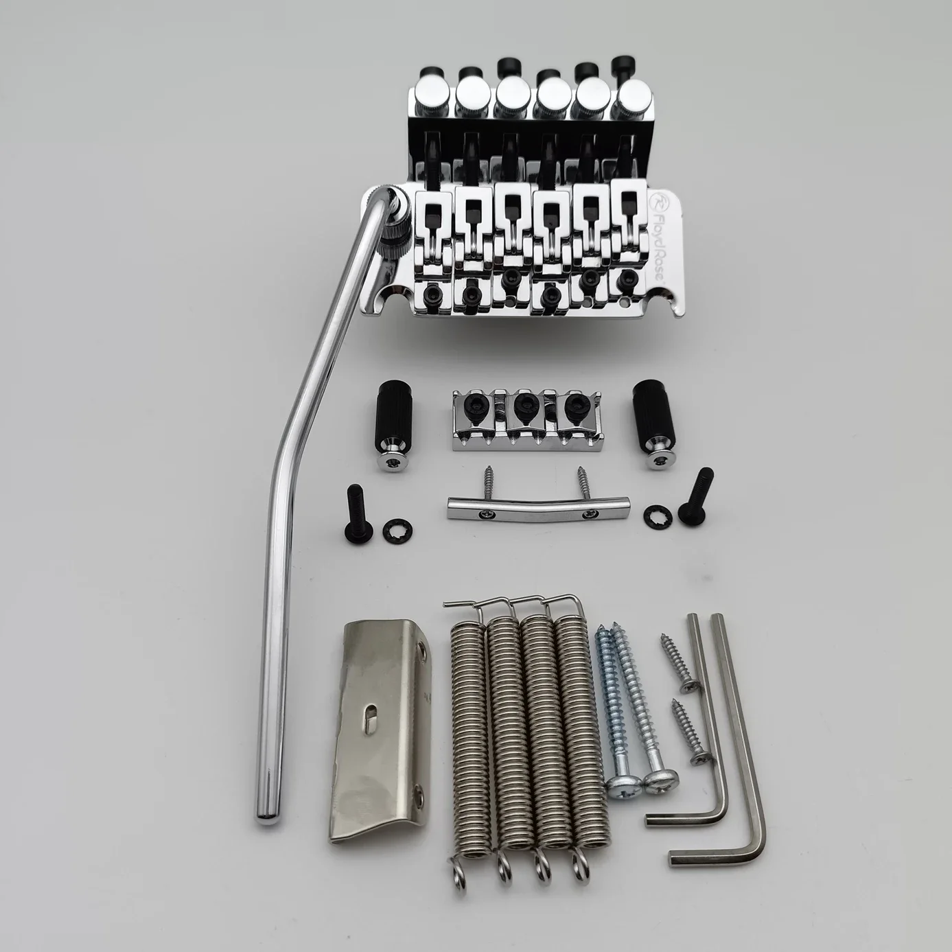 Tremolo Bridge Classic Double Locking System Bridge Stainless Block Chrome Length 34mm Guitar Parts