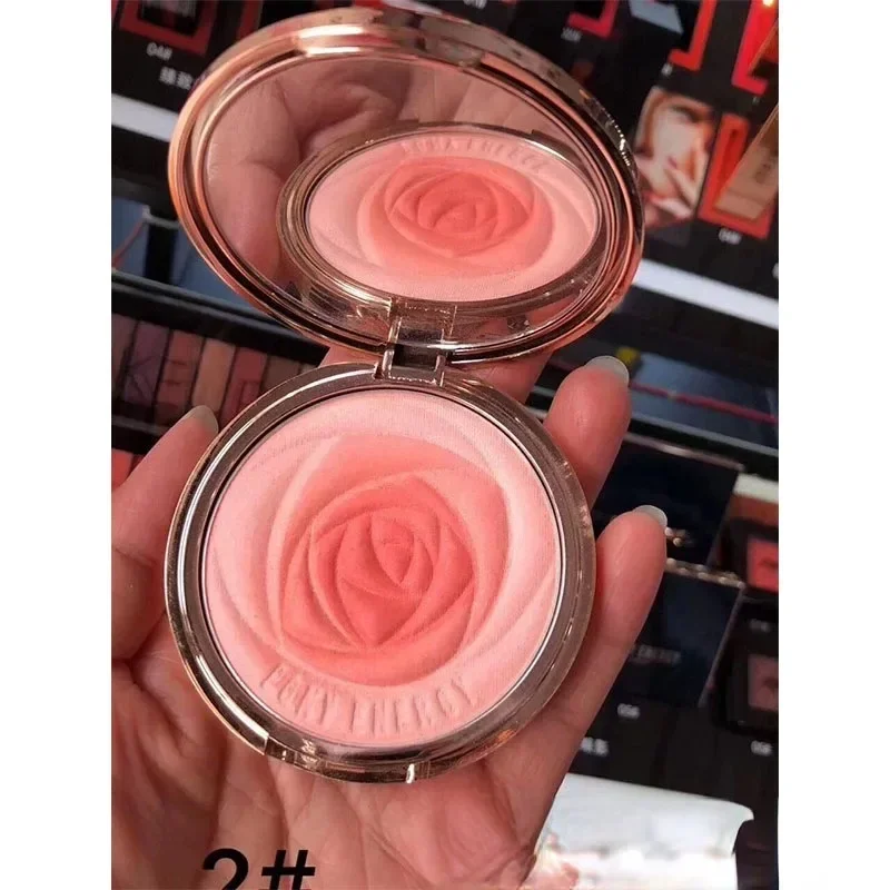 PONY Petal Blush  Natural Finishing Powder Invisible Pores Natural Lasting Brightening Blush Rare Makeup Beauty Cosmetics