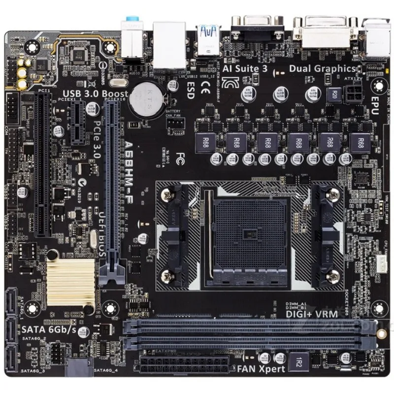 A68HM-F computer motherboard A68