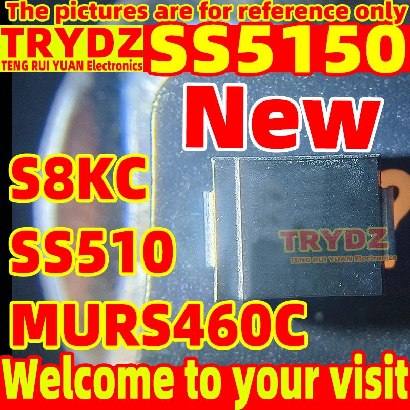 100-10pcs New SS5150 MURS460C S8KC SS510 SMC