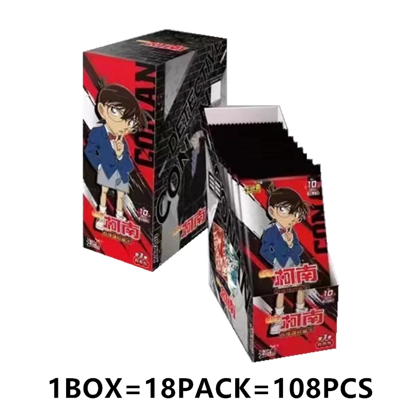New KAYOU Detective Conan Anime Figures Jimmy Kudo Conan Mouri Ran SSR Rare Collection Card Toys Birthday Gift for Children