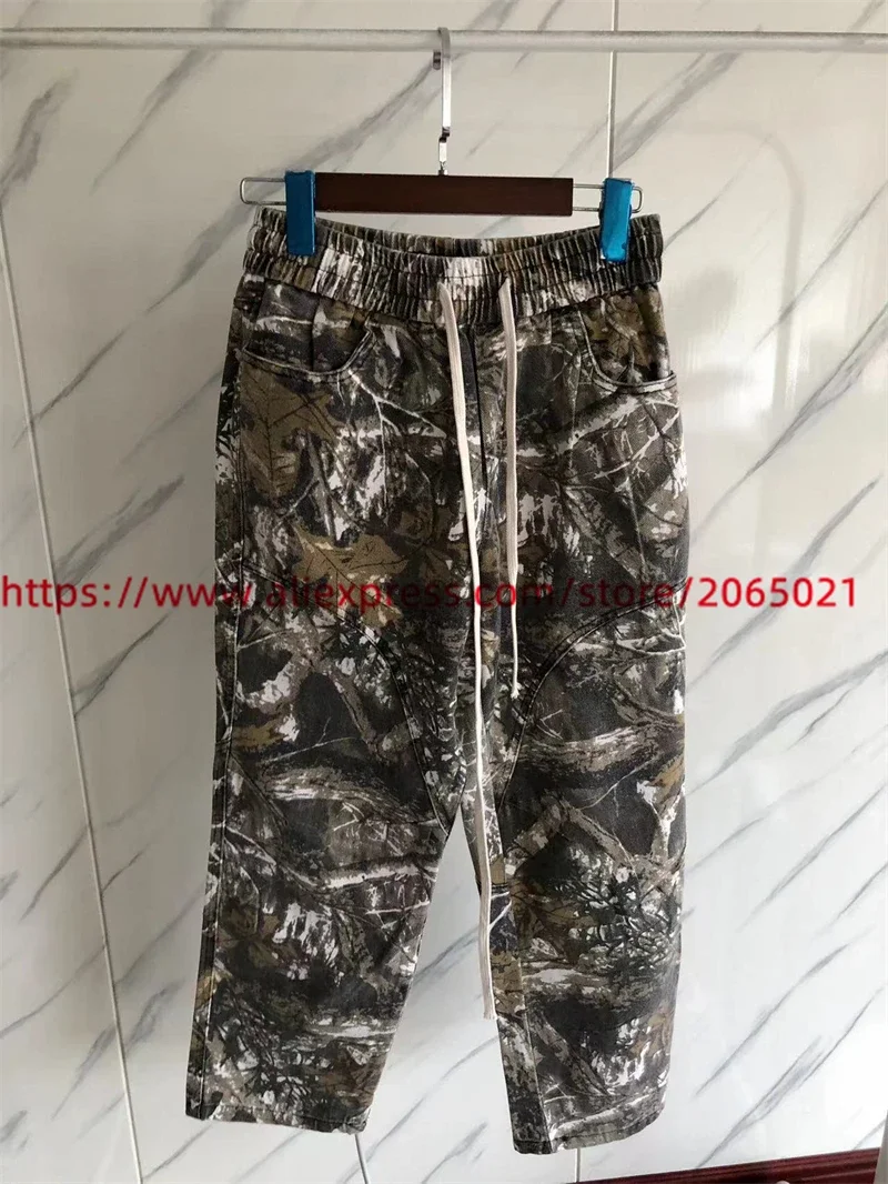 Saint Leaf-pantalones de camuflaje para hombre y mujer, ropa de calle funcional, pantalones de chándal con cordón, función táctica