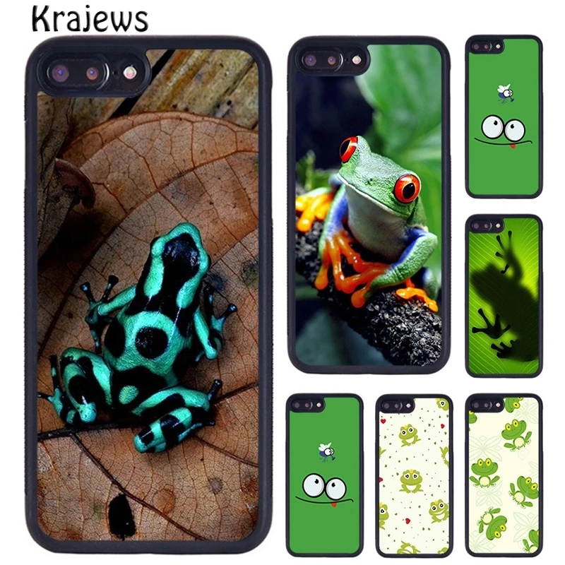 Krajews Frog Tropical Rain Forest Phone Case Cover For iPhone 16 14 plus X XR XS 11 12 13 pro max