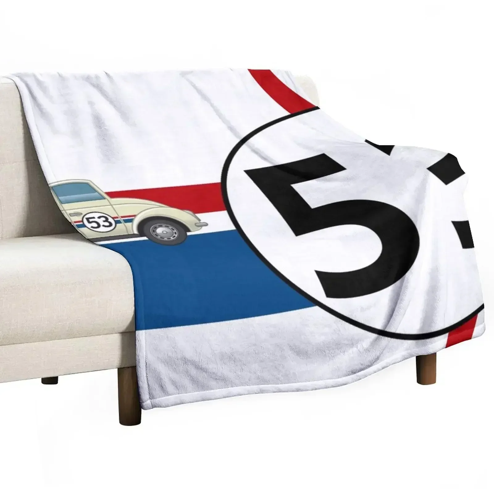 Herbie Fully Loaded Fan Art Throw Blanket Tourist blankets and throws Sofa Blankets