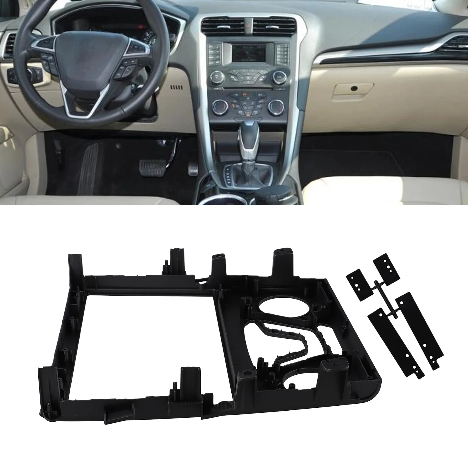 

Рамка для автомагнитолы 2 DIN для Ford Fusion/Mondeo 13-18, идеально совместима, не требует номера OEM-детали