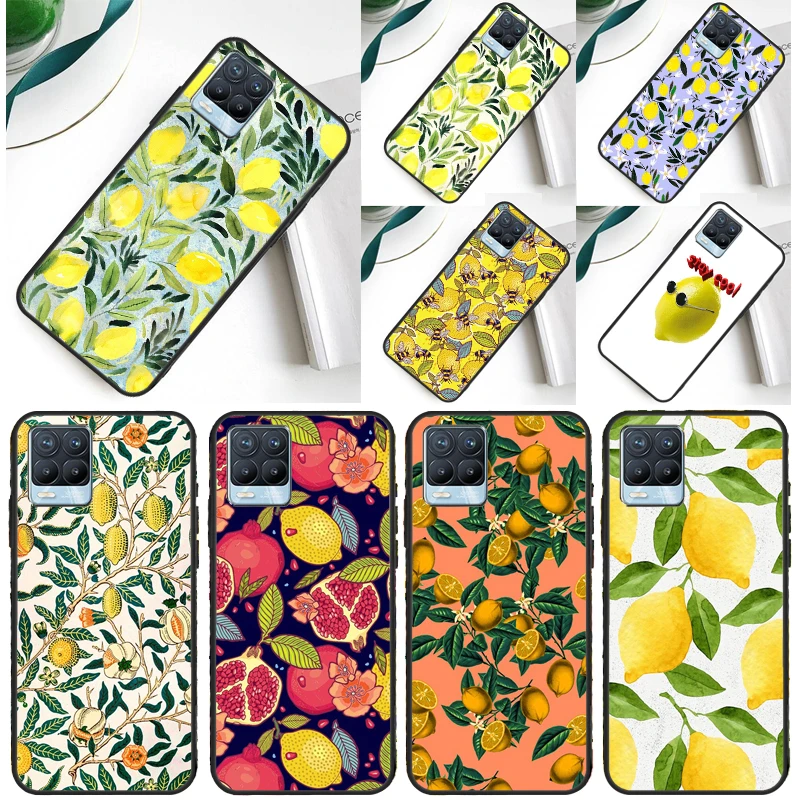 Summer Lemon and Leaf For OnePlus 11 10 Pro 10T Nord CE 2 Lite Realme C55 C35 C33 C31 C30 C21Y GT Neo 5 3 2T Case