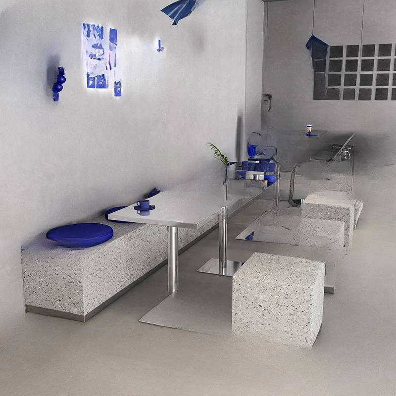 Кафе Интернет знаменитости магазин чая с молоком имитация терраццо карточное сиденье холодный напиток десертные закуски