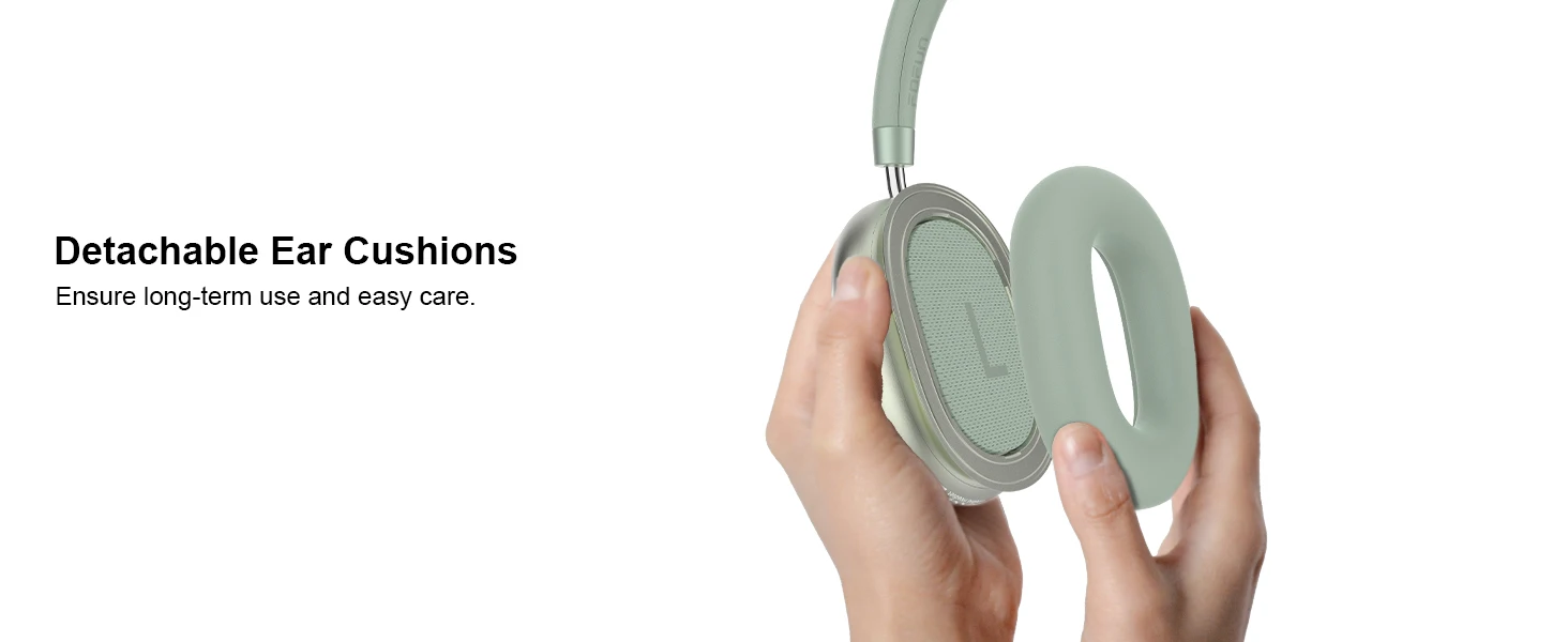 Hybride Kopfhörer mit aktiver Geräuschunterdrückung und Knopfsteuerung, 65 Stunden Spielzeit, Over-Ear-Kopfhörer, kabelloses Bluetooth 6.0, hochauflösendes Audio – Detail 20