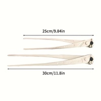 2 Styles to Choose from 9.84in/11.8in Silvery Alloy Steel Wire Pliers Practical Tools Chrome Nickel Alloy Steel