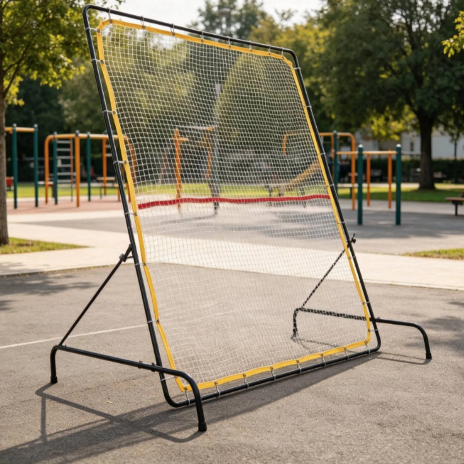 Tennis Rebound Net Portable Tennis Rebounder Net Heavy-Duty Long-Lasting for Coaches, Backyard, Driveway