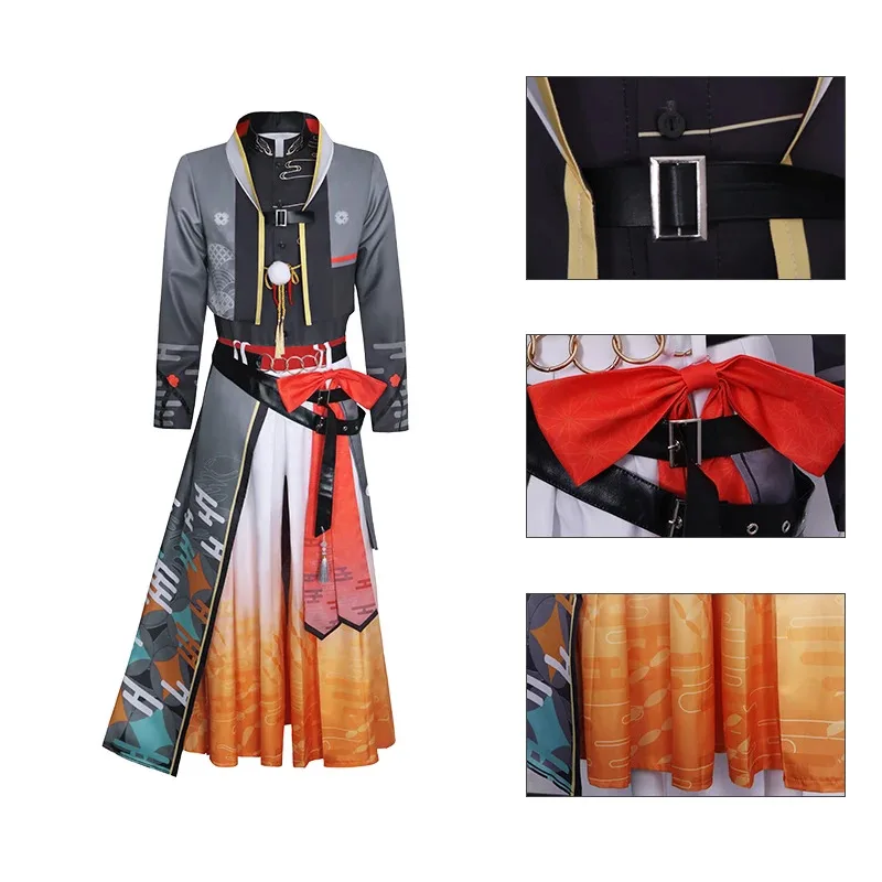 Anime Project Sekai Tenma Tsukasa Burning Benevolence Garment Cosplay Halloween Comic-con Outfit Costume for Adulta;2,c'4,h.