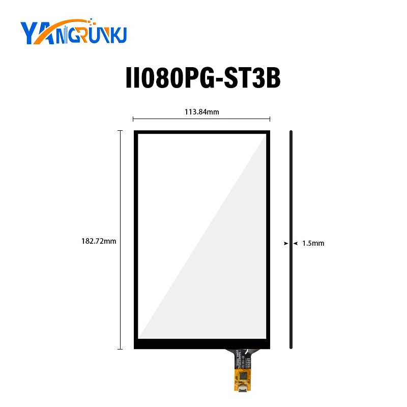 Painel lcd ips de 8 polegadas com placa de controle hdmi telas horizontais e verticais comutáveis 1920-1200 NV080WUM-N61