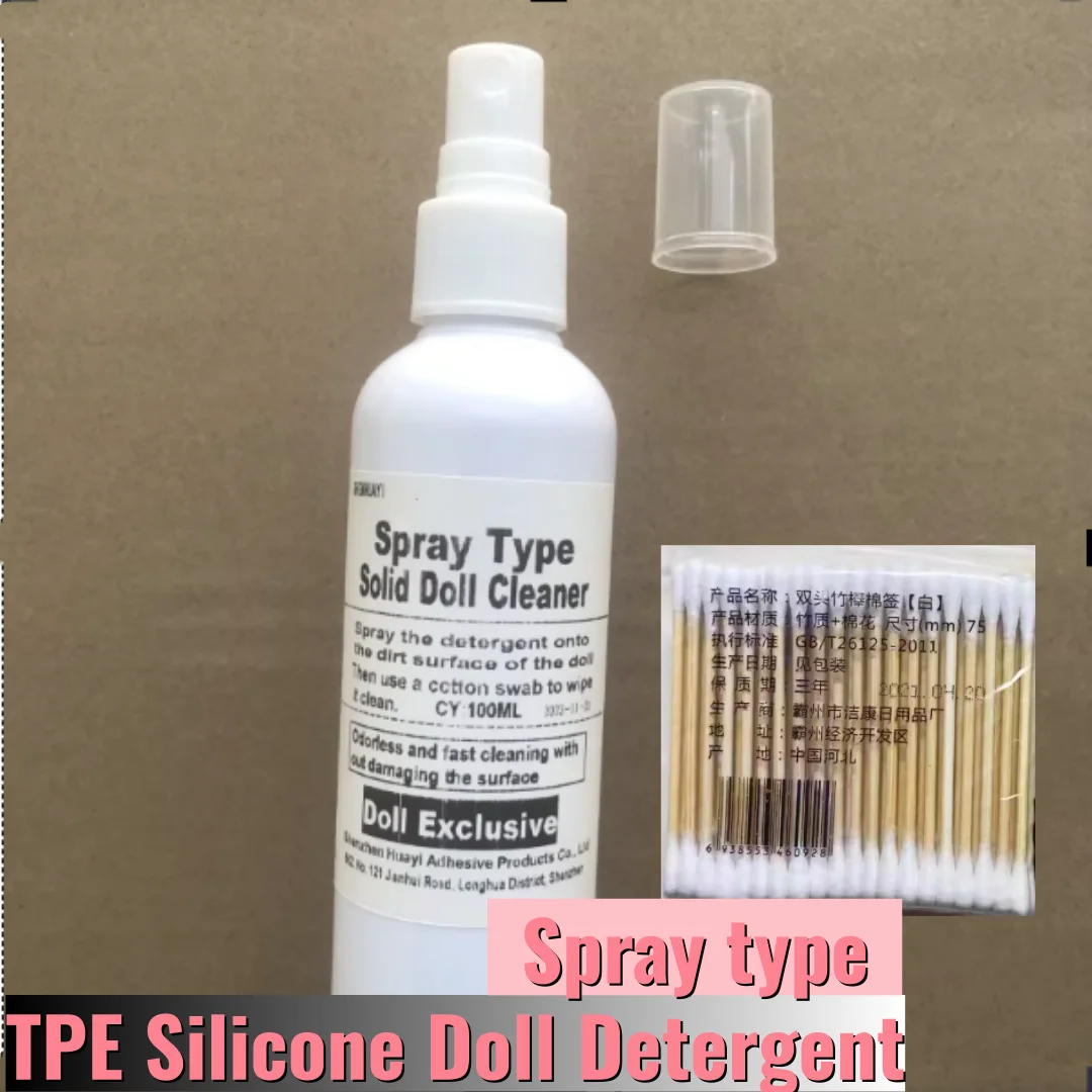Silicone Doll Surface Cleaner TPE Type Cleaner (spray type) For Surface Dirt and Dust