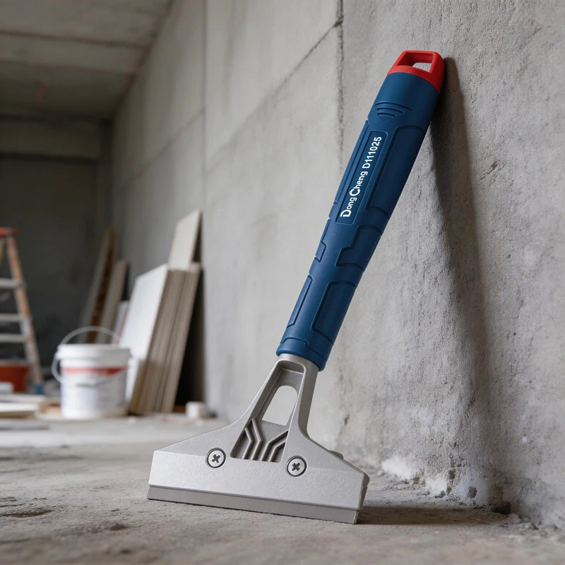 Alloy Scraper 250mm Die-Cast Head ABS Handle Screwdriver Cap Easy Blade Change Hollow Shaft Extendable Pole Floor Wall Tool