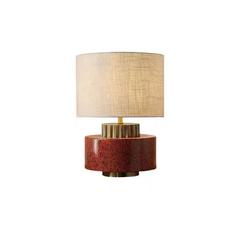 

Pottery pot table lamp B & B retro Japanese Zen hotel decoration living room bedroom model room creative ornament