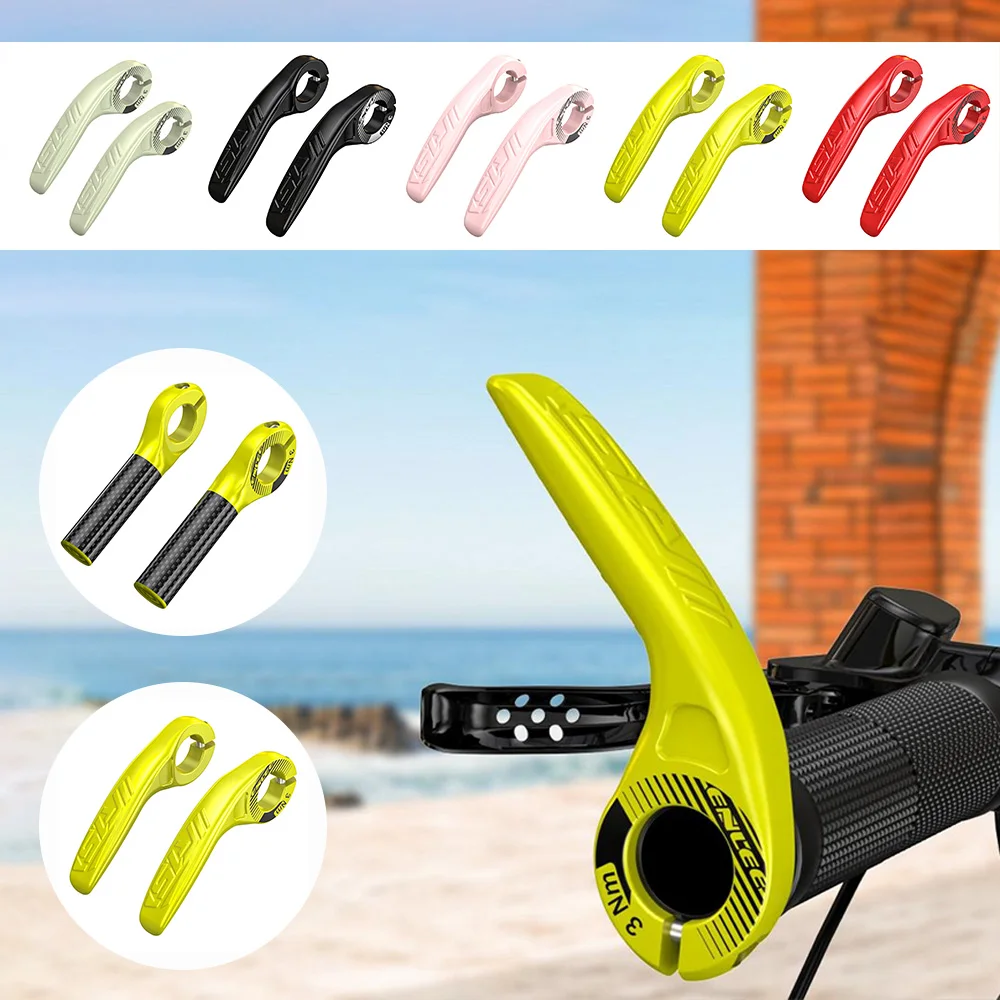 

1 Pair Adjustable Bike Grip Bar End Handle Auxiliary Riding Horn Rest Handlebars Cycling Fatigue Relief Bicycle Accessories