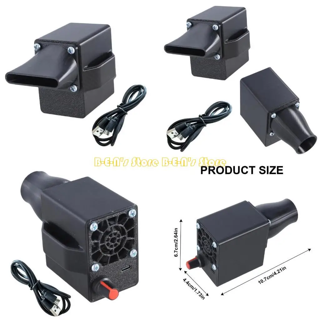 

Y1AD Air Blower Electric Portable Blower Grill Starter Flame Exciter Cook